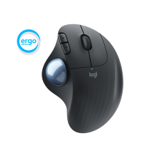 Logitech Ergo M575 Trackball for Business mouse Right-hand RF Wireless + Bluetooth 4000 DPI