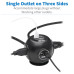 Tripp Lite TLP38UAM surge protector Black, Grey 3 AC outlet(s) 120 V 2.44 m
