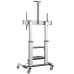 Tripp Lite DMCS60100XXCK Safe-IT Heavy-Duty Rolling TV Cart with Height-Adjusting Crank Handle for 60 to 100-inch Displays