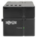 Tripp Lite TLP368CUBEUAM surge protector Black 3 AC outlet(s) 120 V 2.44 m