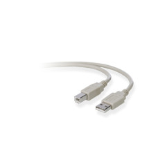 Belkin USB A/B 3m USB cable USB 2.0 USB B Grey