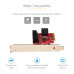 StarTech.com SATA PCIe Card - 6 Port PCIe SATA Expansion Card - 6Gbps - Low/Full Profile - Stacked SATA Connectors - ASM1166 Non-Raid - PCI Express to SATA Converter