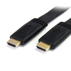 StarTech.com 4,5m Flat High Speed HDMI® Cable with Ethernet - Ultra HD 4k x 2k HDMI Cable - HDMI to HDMI M/M ~15 ft Flat High Speed HDMI Cable with Ethernet - Ultra HD 4k x 2k HDMI Cable - HDMI to HDMI M/M