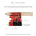 StarTech.com SATA PCIe Card - 4 Port PCIe SATA Expansion Card - 6Gbps - Low Profile Bracket - Stacked SATA Connectors - ASM1164 Non-Raid - PCI Express to SATA Converter