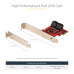 StarTech.com SATA PCIe Card - 4 Port PCIe SATA Expansion Card - 6Gbps - Low Profile Bracket - Stacked SATA Connectors - ASM1164 Non-Raid - PCI Express to SATA Converter