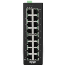 Tripp Lite NGI-S16 16-Port Lite Managed Industrial Gigabit Ethernet Switch - 10/100/1000 Mbps, -10° to 60°C, DIN Mount