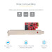 StarTech.com SATA PCIe Card - 2 Port PCIe SATA Expansion Card - 6Gbps - Full/Low Profile - PCI Express to SATA Adapter/Controller - ASM1062R SATA RAID - PCIe to SATA Converter
