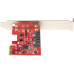 StarTech.com SATA PCIe Card - 2 Port PCIe SATA Expansion Card - 6Gbps - Full/Low Profile - PCI Express to SATA Adapter/Controller - ASM1062R SATA RAID - PCIe to SATA Converter