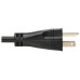 Tripp Lite Safe-IT Antibacterial Hospital-Grade Power Cord, 5-15P to C13 - Green Dot, 13A, 125V, 16 AWG, Black, 6 ft. (1.8 m)