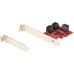 StarTech.com SATA PCIe Card - 2 Port PCIe SATA Expansion Card - 6Gbps - Full/Low Profile - PCI Express to SATA Adapter/Controller - ASM1061 Non-Raid - PCIe to SATA Converter