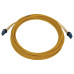 Tripp Lite N370X-07M 400G Duplex Singlemode 9/125 OS2 Switchable Fiber Optic Cable (LC/UPC M/M), LSZH, Yellow, 7 m (23 ft.)