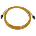 Tripp Lite N370X-04M 400G Duplex Singlemode 9/125 OS2 Switchable Fiber Optic Cable (LC/UPC M/M), LSZH, Yellow, 4 m (13.1 ft.)