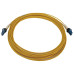Tripp Lite N370X-06M 400G Duplex Singlemode 9/125 OS2 Switchable Fiber Optic Cable (LC/UPC M/M), LSZH, Yellow, 6 m (19.7 ft.)