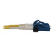 Tripp Lite N370X-06M 400G Duplex Singlemode 9/125 OS2 Switchable Fiber Optic Cable (LC/UPC M/M), LSZH, Yellow, 6 m (19.7 ft.)