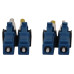 Tripp Lite N370X-06M 400G Duplex Singlemode 9/125 OS2 Switchable Fiber Optic Cable (LC/UPC M/M), LSZH, Yellow, 6 m (19.7 ft.)