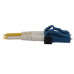 Tripp Lite N390X-02M-8L-AP 400G Singlemode 9/125 OS2 Switchable Fiber Optic Cable (12F MTP/MPO-APC to 4x Duplex LC/UPC F/M), LSZH, Yellow, 2 m (6.6 ft.)