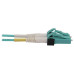 Tripp Lite N820X-07M-OM4 400G Multimode 50/125 OM4 Switchable Fiber Optic Cable (Duplex LC-PC M/M), LSZH, Aqua, 7 m (23 ft.)