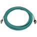 Tripp Lite N820X-10M 400G Multimode 50/125 OM3 Switchable Fiber Optic Cable (Duplex LC-PC M/M), LSZH, Aqua, 10 m (32.8 ft.)