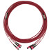 Tripp Lite N858B-10M-3X8MG 40/100/400G Multimode 50/125 OM4 Fiber Optic Cable (3x8F MTP/MPO-PC F/F), LSZH, Magenta, 10 m (32.8 ft.)