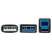 Tripp Lite U328-025-1 USB 3.0 SuperSpeed Active Repeater Cable (A to B M/M), 25 ft. (7.6 m)