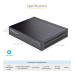 StarTech.com Unmanaged 2.5G Switch - 5 Port Gigabit Switch - 2.5GBASE-T Unmanaged Ethernet Switch - Ethernet Splitter - Din Rail or Wall Mount - Multi-Gigabit - Auto-MDIX - 9K Jumbo