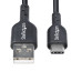 StarTech.com 3ft (91cm) USB-A to USB-C Charging Cable, Charge & Sync, 3A, USB 2.0, TPE Jacket - Black USB Charging Cord