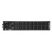 Tripp Lite 5kW Single-Phase ATS/Metered PDU, 208V Outlets (16 C13, 2 C19 & 1 L6-30R) 2 L6-30P 10ft inputs, 2U Rack-Mount