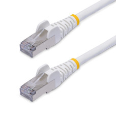 StarTech.com 10ft White CAT8 Ethernet Cable, Snagless RJ45, 25G/40G, 2000MHz, 100W PoE++, S/FTP, 26AWG Pure Bare Copper Wire, LSZH, Shielded Network Patch Cord w/Strain Reliefs, Fluke Channel Tested