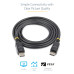 StarTech.com 6ft (2m) DisplayPort 1.2 Cable 10 Pack, 4K x 2K Ultra HD VESA Certified DisplayPort Cable, HBR2, DP to DP Cable for Monitor, Latching DP Connectors - DP 1.2 Cable Male/Male
