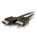 C2G 3ft (0.9m) Plus Series Slim Flexible HDMI™ Cable with Low Profile Connectors (3-pk) - 4K 60Hz