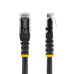 StarTech.com 100ft CAT6 Ethernet Cable - Black CAT 6 Gigabit Ethernet Wire -650MHz 100W PoE RJ45 UTP Molded Network/Patch Cord w/Strain Relief/Fluke Tested/Wiring is UL Certified/TIA