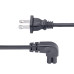 StarTech.com 10ft (3m) Laptop Power Cord, NEMA 1-15P to Right Angle C7, 7A 125V, 18AWG, Laptop Charger Cable, Replacement Power Brick Cable, TAA Compliant, UL Listed