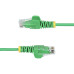 StarTech.com 1ft Green Slim CAT6 Ethernet Cable, Snagless, 100W PoE, UTP, LSZH, 28AWG Bare Copper Wire, Slim RJ45 Network Patch Cord w/Strain Reliefs, Fluke Tested