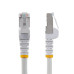 StarTech.com 100ft White CAT6a Ethernet Cable, Snagless RJ45, 10GbE, 100W PoE++, S/FTP, LSZH, 27AWG Pure Bare Copper Wire, 500MHz, Shielded Network Patch Cord w/Strain Reliefs, Fluke Tested/ETL Verified
