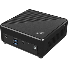 MSI Cubi N ADL-065US PC/workstation Intel® N N200 4 GB DDR4-SDRAM 128 GB SSD Windows 11 Pro Mini PC Black