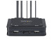StarTech.com 2-Port USB-C Cable KVM Switch, 4K 60Hz DisplayPort Output, Compact KVM with 4ft/1.2m USB Type-C/Audio Integrated Cables, Bus Powered - Remote Push-Button/Hotkey Switching