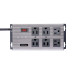 StarTech.com 6-Outlet Industrial Power Strip 125V/15A, EMI/RFI Isolation, Surge Protection, Mountable PDU, Attached 8ft/2.4m Power Cord, NEMA 5-15P/R, UL Listed