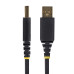 StarTech.com 1ft (30cm) USB to Null Modem Serial Adapter Cable, COM Retention, FTDI, USB-A to DB9 RS232, Interchangeable DB9 Nuts/Screws, Windows/macOS/Linux