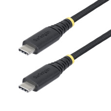 StarTech.com 6ft (1.8m) USB-C Charging Cable, 240W (5A) PD EPR, Dual-Layer Silicone/Braided Jacket, USB 2.0 Laptop Charger Cable, USB-IF Certified, Rugged USB-C Charging Cord