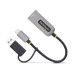 StarTech.com 2.5GbE USB-C to Ethernet Adapter with USB-A Converter, NBASE-T NIC, USB 3.0 Type-C 2.5/1G Multi Speed Network, Thunderbolt Compatible, Windows & Mac