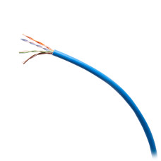 C2G 1000ft (304.8m) TAA-Compliant Cat5e Bulk Unshielded (UTP) Ethernet Network Cable with Solid Conductors-Riser CMR-Rated - Blue