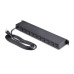 StarTech.com 16-Outlet Horizontal Rack Mount Metered PDU, 1U Server Power Strip w/Surge Protector, 125V/15A, 8ft (2.4m) Power Cable, Power Distribution Unit, TAA