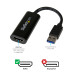 StarTech.com USB 3.0 to HDMI Adapter - 1080p (1920x1200) - Slim/Compact USB Type-A to HDMI Display Adapter Converter for Monitor - External Video & Graphics Card - Black - Windows Only