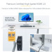 StarTech.com 10ft (3m) Premium Certified High Speed HDMI Cable, 4K 60Hz/1440p 144Hz, HDR10/HDCP 2.2/ARC, 18Gbps, UHD HDMI 2.0 Cord for TV/Monitor/Display, TPE Jacket, White