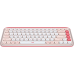 Logitech POP Icon Keys keyboard Universal Bluetooth QWERTY English Pink, White