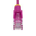 StarTech.com 15ft Pink Slim CAT6 Ethernet Cable, Snagless, 100W PoE, UTP, LSZH, 28AWG Pure Bare Copper Wire, Slim RJ45 Network Patch Cord w/Strain Reliefs, Fluke Tested