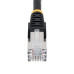 StarTech.com 100ft Black CAT6a Ethernet Cable, Snagless RJ45, 10GbE, 100W PoE++, S/FTP, LSZH, 27AWG Pure Bare Copper Wire, 500MHz, Shielded Network Patch Cord w/Strain Reliefs, Fluke Tested/ETL Verified