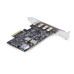 StarTech.com PS4C3IA3-USB-C-CARD interface cards/adapter Internal USB Type-C