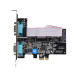 StarTech.com 2-Port Serial PCIe Card, Dual-Port PCI Express to RS232/RS422/RS485 (DB9) Serial Card, Low-Profile Brackets Incl., 16C1050 UART, Windows/Linux, TAA Compliant - Level-4 ESD Protection