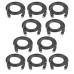 StarTech.com 6ft (2m) DisplayPort 1.2 Cable 10 Pack, 4K x 2K Ultra HD VESA Certified DisplayPort Cable, HBR2, DP to DP Cable for Monitor, Latching DP Connectors - DP 1.2 Cable Male/Male